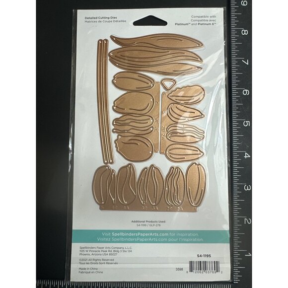 Spellbinders Layered Tulips Cutting Dies Set For Paper Crafts - Picture 2 of 2